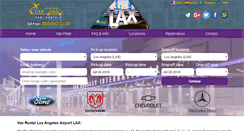 Desktop Screenshot of lax-van-rentals.com